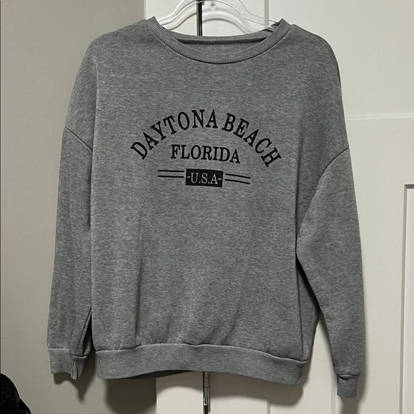 SHEIN Heather Gray Sweatshirt - Picture 1 of 2